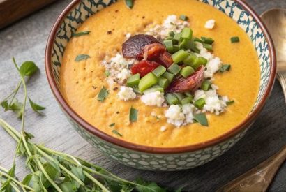 Thumbnail for blue cheese soup recipes