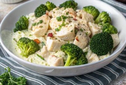 Thumbnail for chicken alfredo & broccoli