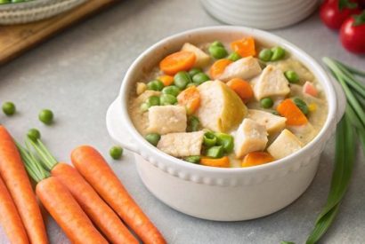 Thumbnail for delicious and easy chicken pot pie bake