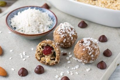 Thumbnail for no bake coconut balls