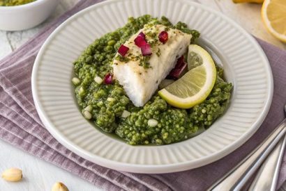 Thumbnail for white fish pesto recipes